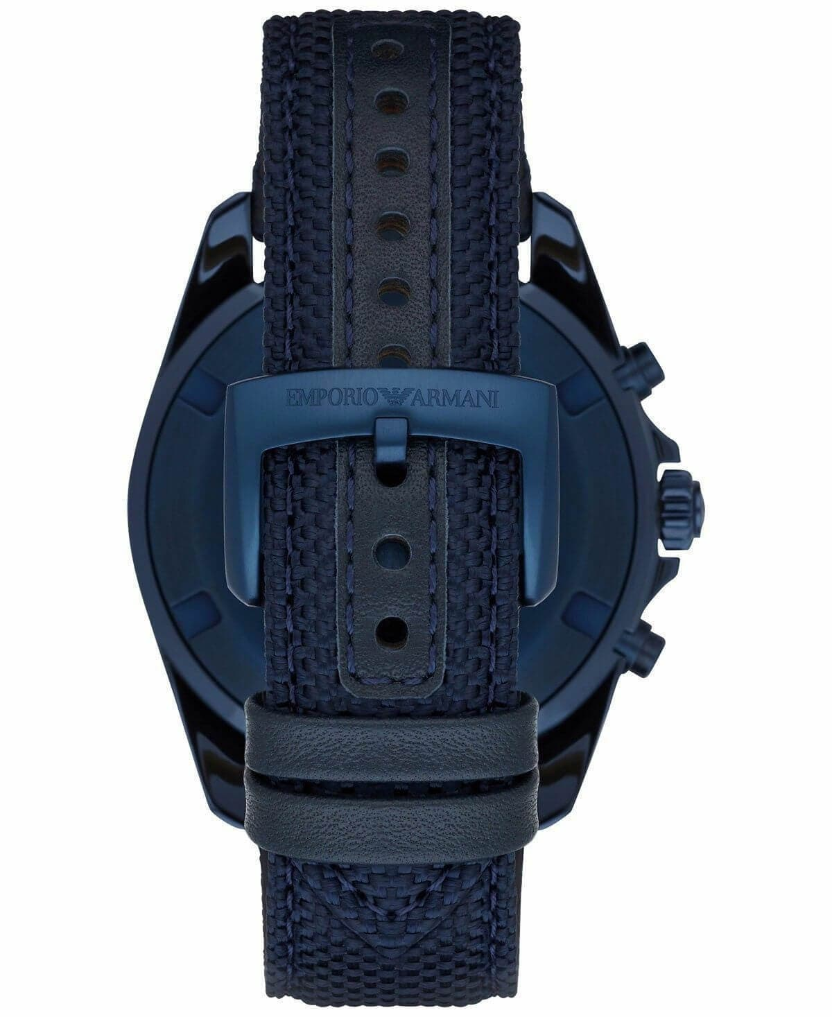 Emporio Armani Men's AR6132 Sport Blue Nylon Quartz WatchDealsexpress.shopDealsexpress.shopAR6132 Sport Blue Nylon Quartz WatchAbout this item
Movement: chronograph
Strap circumference: 200+/- 5mm
Quartz Movement
Case Diameter: 44mm
Water resistant to 50m (165ft: in general, suitabl