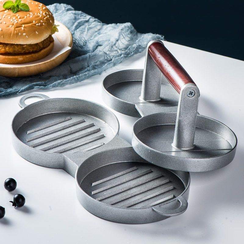 1 Set Of Aluminum Alloy Burger Machine; Round Non-stick Cook Patty BurDobaDealsexpress.shop-stick Cook Patty Burger Meat Beef Barbecue Burger Press; Patty Machine Mold; Kitchen GadgetsDetails
Describe:Product Name: Hamburger Meat PressMaterial: Thickened Aluminum AlloySize: 24*12*8.5CMScope Of Application: Pressed Hamburgers; Meat Patties; Rice Ba