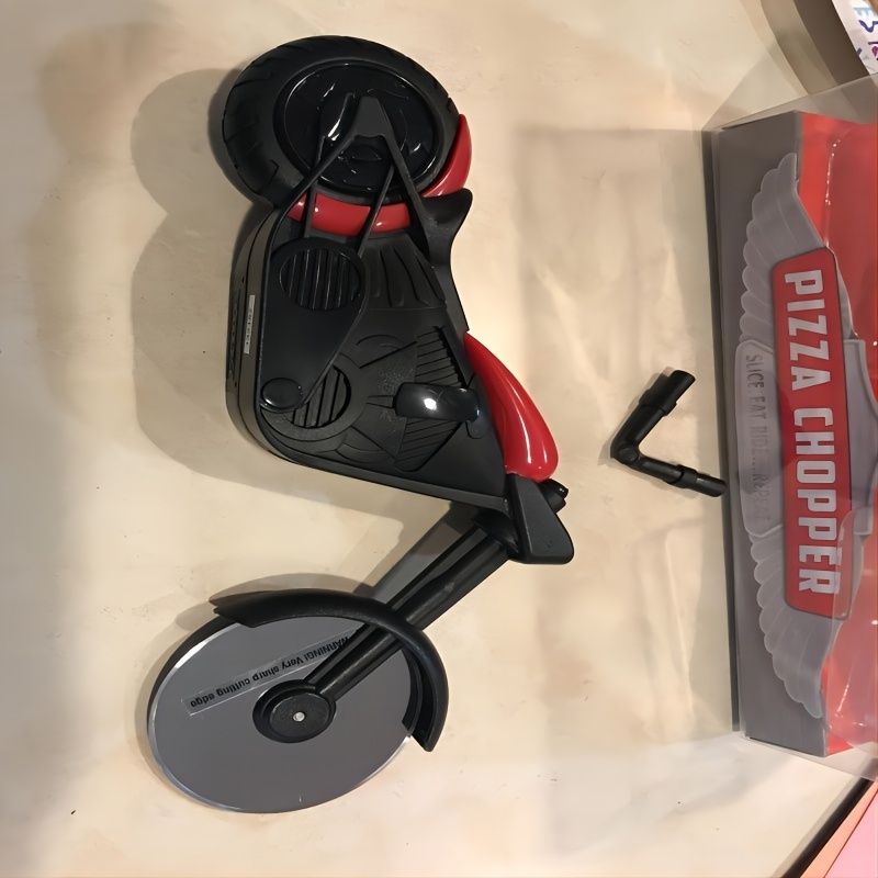 1pc Motorcycle Pizza Cutter; Stainless Steel Wheel Blade; Kitchen GadgDobaDealsexpress.shop1pc Motorcycle Pizza Cutter; Stainless Steel Wheel Blade; Kitchen Gadget PresentDetails