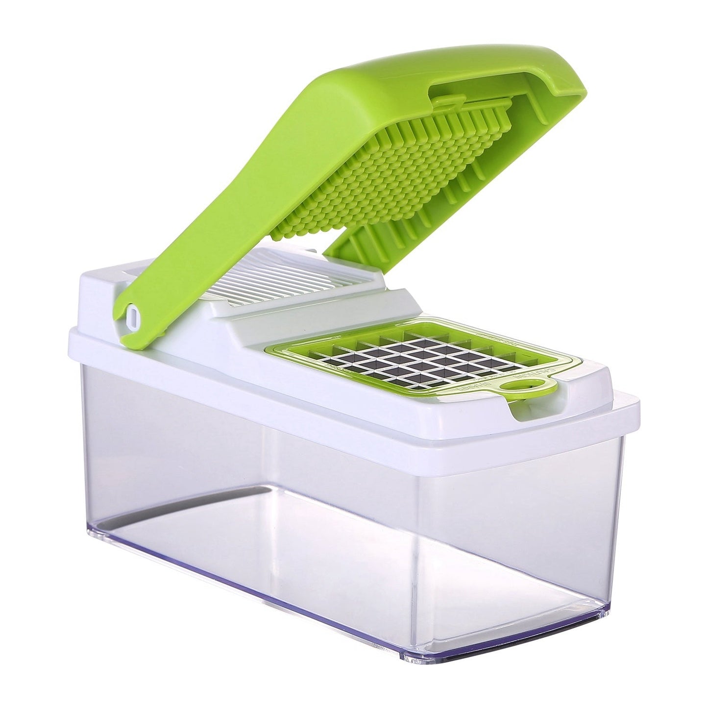 Vegetable Slicer Quick Potato Tomato Fruit Cutter Set with 3 Blades StDobaDealsexpress.shopVegetable Slicer Quick Potato Tomato Fruit Cutter SetHighlights
Come with 3 interchangeable dicer blades
Details
*Features*:
*3 IN 1 MULTIFUNCTION BLADES*:Come with 3 interchangeable dicer blades; which make it much ea