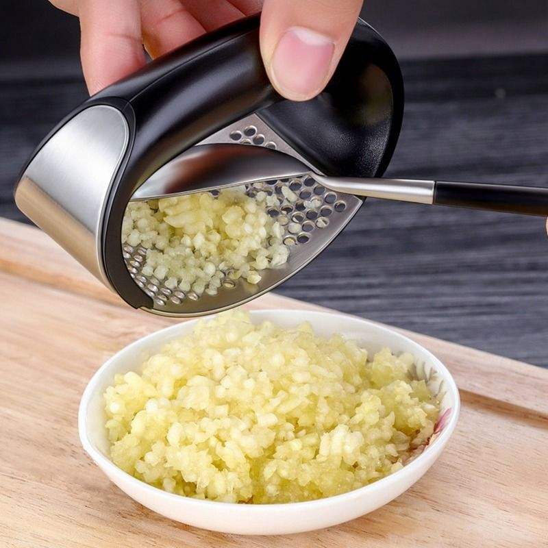 Anual Stainless Steel Garlic Press Manual Garlic Mincer Chopping GarliDobaDealsexpress.shopAnual Stainless Steel Garlic Press Manual Garlic Mincer Chopping Garlic Tools Curve Fruit Vegetable Tools Kitchen Gadgets Garlic Press Rocker Stainsteel Garlic Crusher Black PeelerDetails
EASY PRESS EASY CLEAN:The large; comfortable handles and ingenious design make squeezing a breeze; even for those with weaker grips or small hands.What's mor