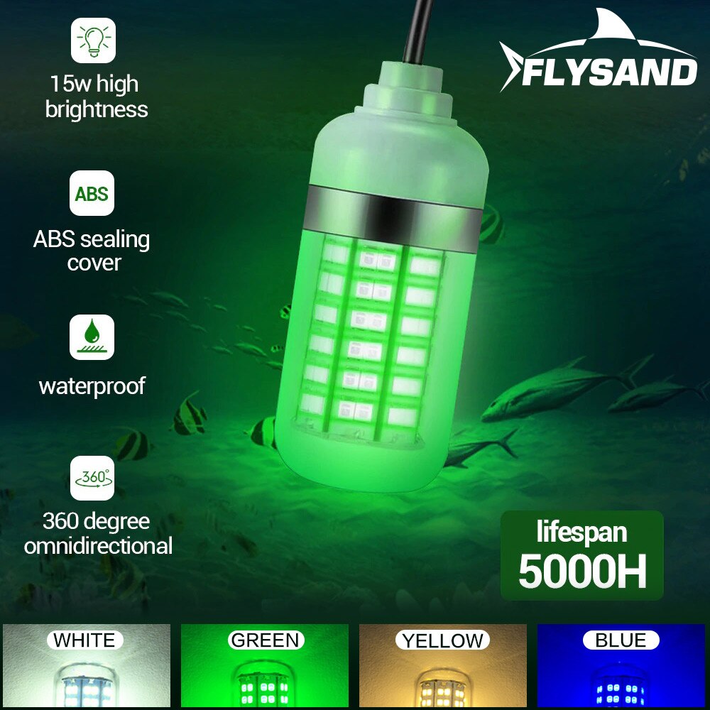 Ultra Bright Underwater Fishing LightDealsexpress.shopDealsexpress.shopUltra Bright Underwater Fishing LightTop Waterproof:Completely IP68 waterproof (5m underwater), and top corrosion resistant. Compressive strength in the water ensures FlySand's long-term excellent perfo
