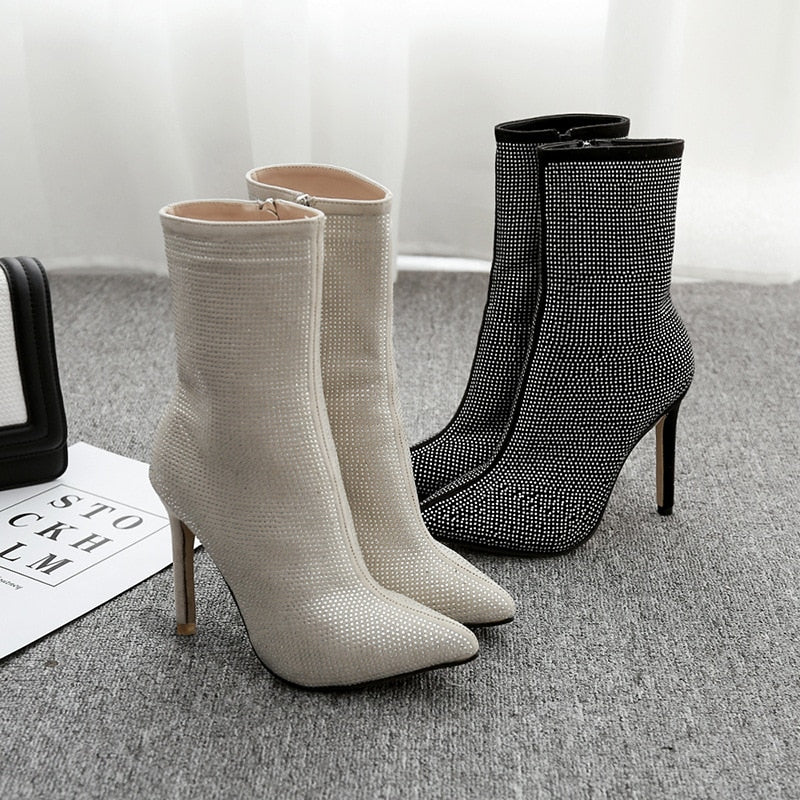 Women's Plus Size Ankle BootsDealsexpress.shopDealsexpress.shopSize Ankle BootsSpecifications:Item Type: BootsBoot Type: Chelsea BootsHeel Type: Thin HeelsUpper Material: Flock
Shaft Material: Flock
Boot Height: Ankle
Heel Height: Super Hig