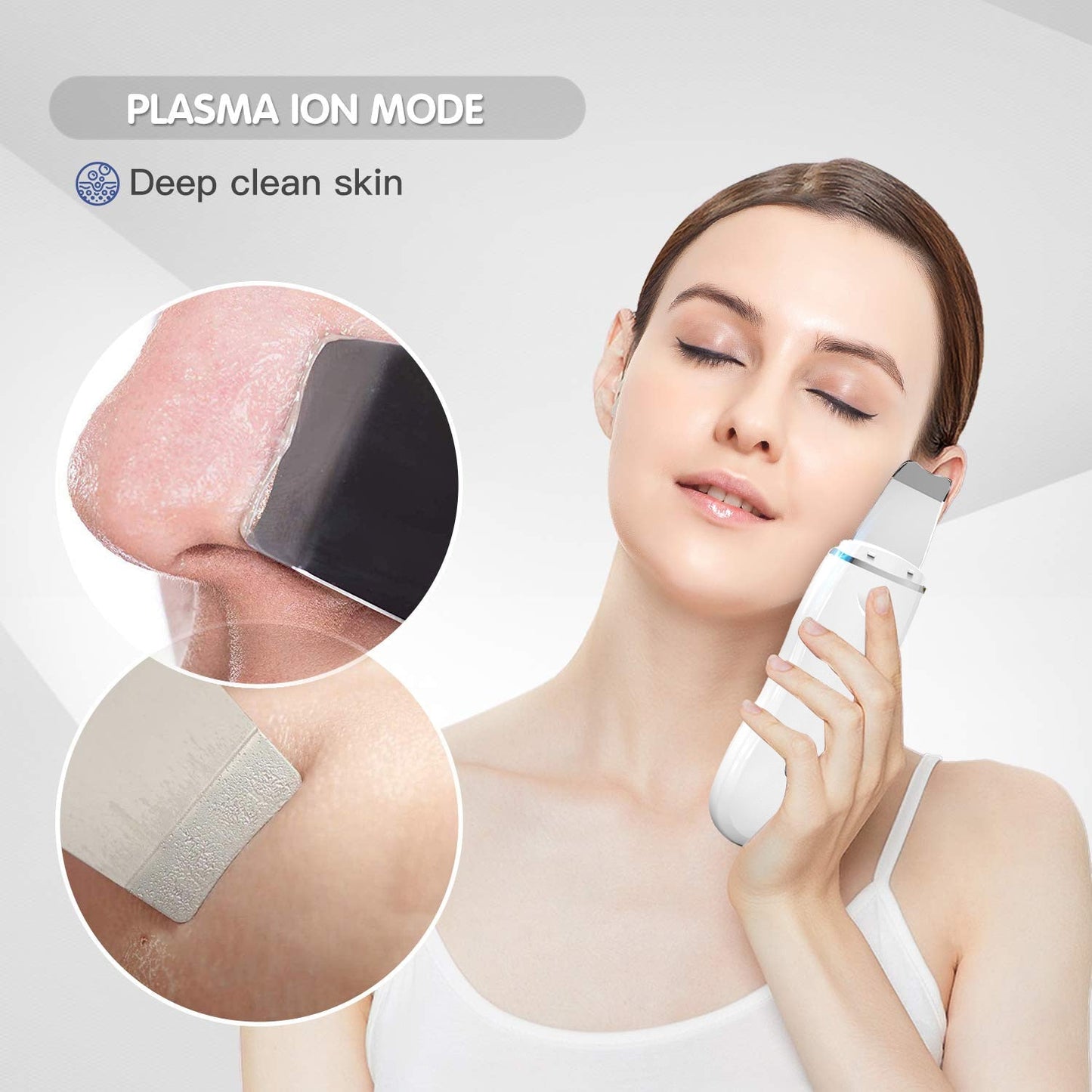 Ultrasonic Skin Scrubber Kit EMS LED Facial MassagerDealsexpress.shopDealsexpress.shopUltrasonic Skin Scrubber Kit EMS LED Facial MassagerUltrasonic Skin Scrubber Blackhead Remove Deep Face Cleaning Machine Facial Whitening Lifting Dirt Wrinkles Spots ReduceFeatures:This item combines two skin care tre