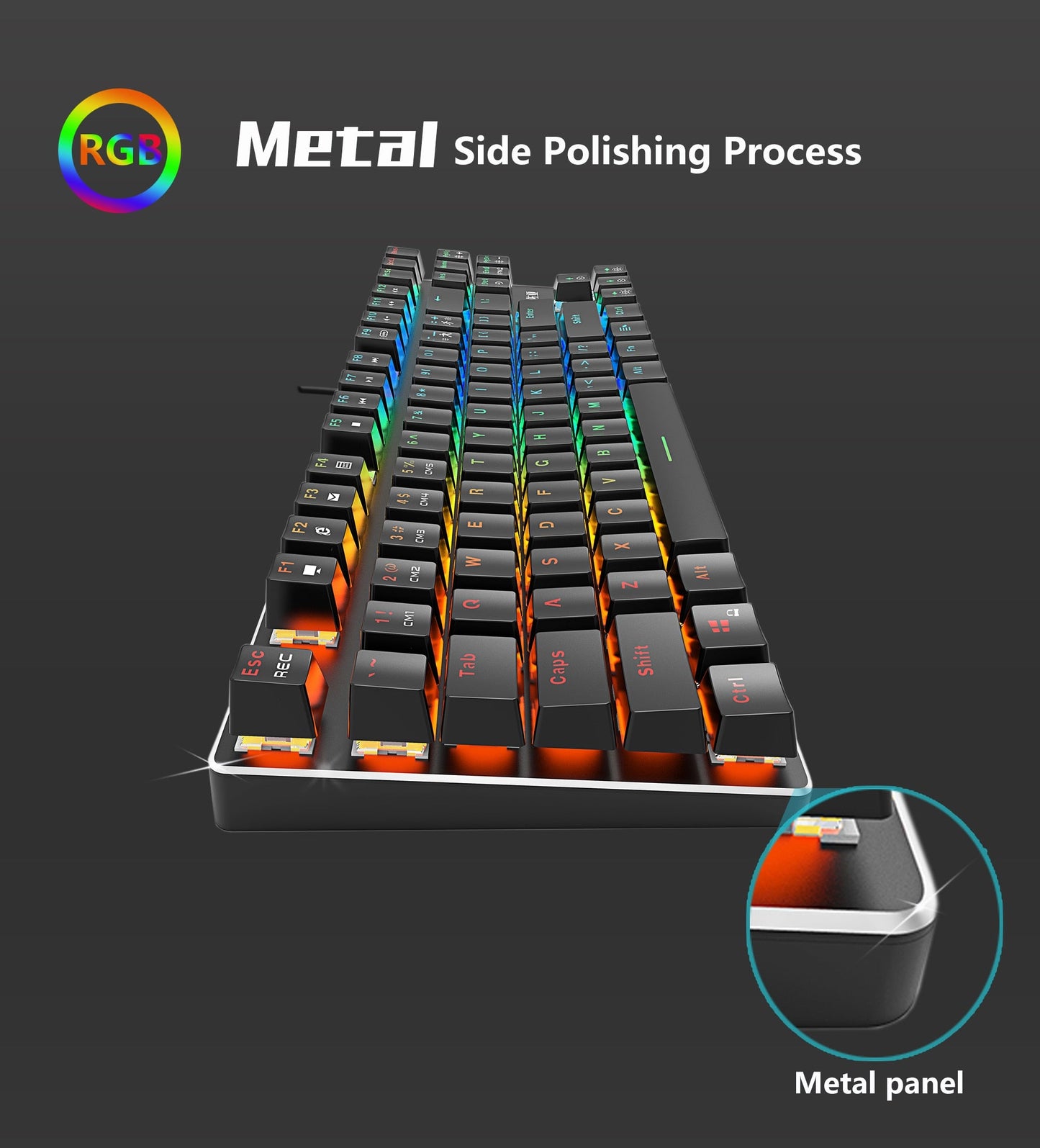 RGB Mix Backlit Wired Gaming Mechanical KeyboardDealsexpress.shopDealsexpress.shopRGB Mix Backlit Wired Gaming Mechanical Keyboard