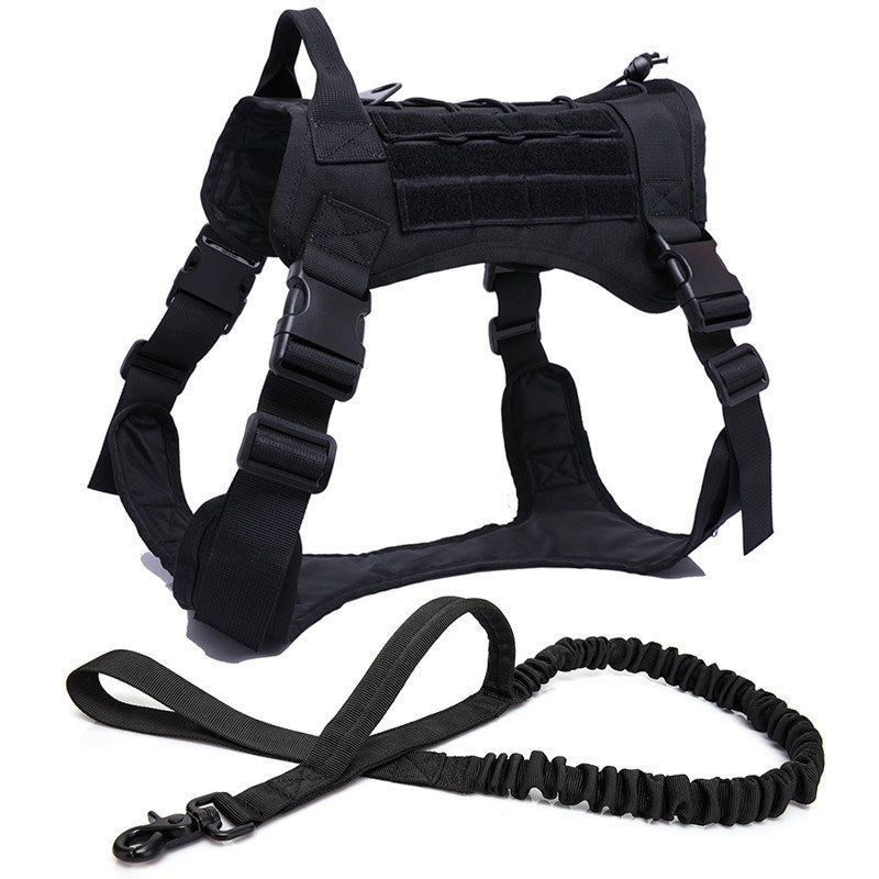 Tactical Dog Harness Pet Training Vest Dog Harness And Leash Set For LDobaDealsexpress.shopLarge Dogs German Shepherd K9 Padded Quick Release HarnessDetails