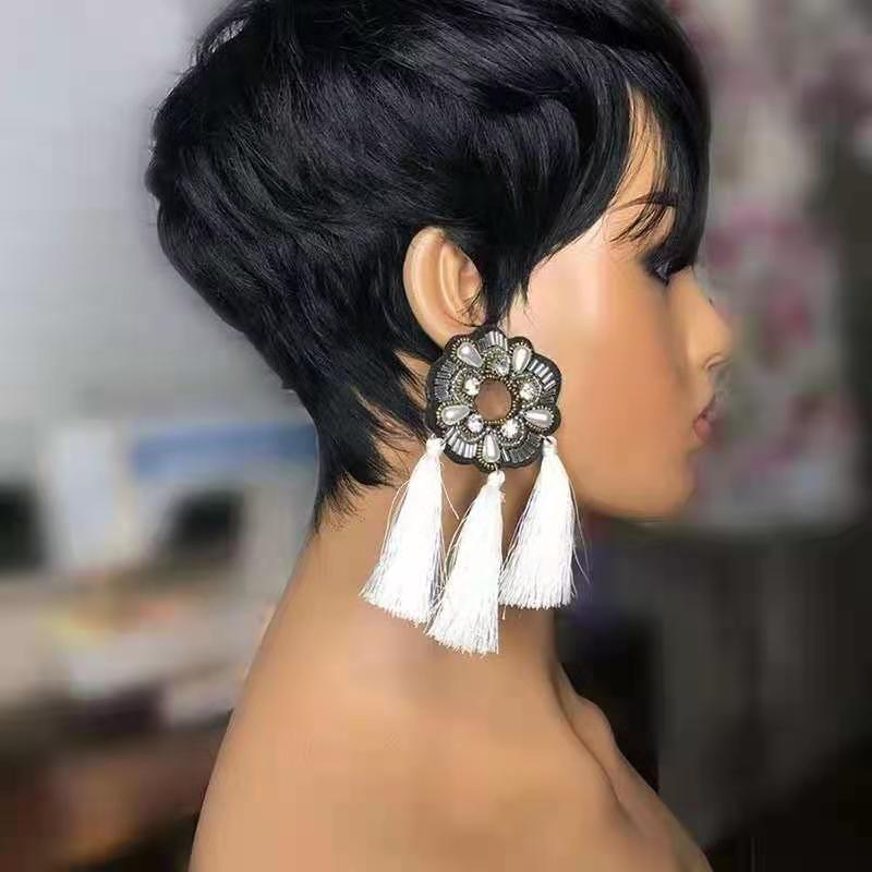 100% Human Hair Short Pixie Cut Wig; Silky Straight Pixie Cut Human HaDobaDealsexpress.shop100% Human Hair Short Pixie Cut Wig; Silky Straight Pixie Cut Human Hair WigsDetails