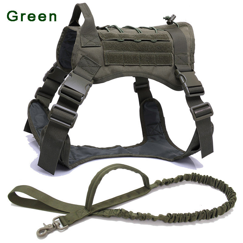 Tactical Dog Harness Pet Training Vest Dog Harness And Leash Set For LDobaDealsexpress.shopLarge Dogs German Shepherd K9 Padded Quick Release HarnessDetails