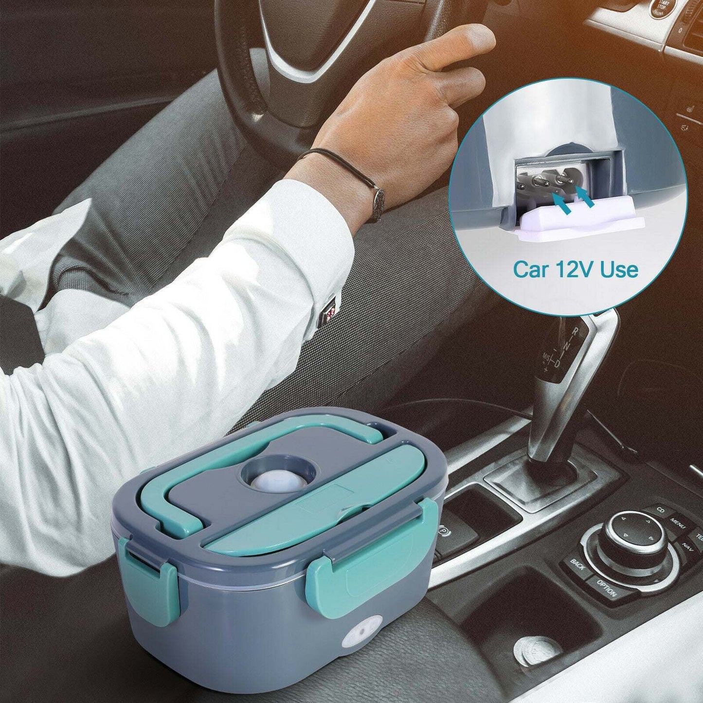 1.5L 110V/12V Electric Lunch Box Portable for Car Office Food Warmer HDobaDealsexpress.shop1Specification
Brand:BCBMALL
Details
Features:
Food Grade Material
The electric lunch box is made of food-grade PP plastic and 304 stainless steel; which is high-temp