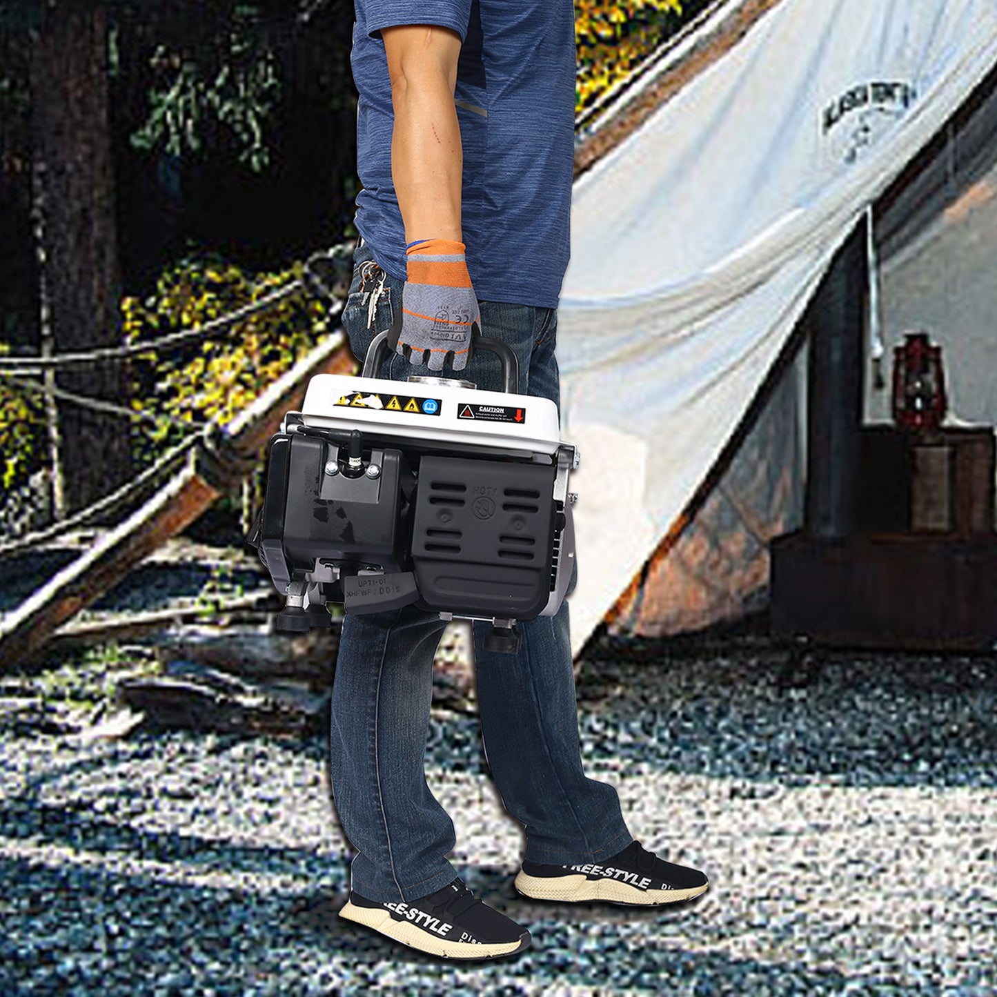 Portable Generator, Outdoor generator Low Noise, Gas Powered GeneratorDobaDealsexpress.shopPortable Generator, Outdoor generator Low Noise, Gas Powered Generator,GeneratorsSpecification
Main Color:White
Main Material:Steel
Details
Product Features:
GENERATOR EPA CARB
Description:
Features:light weight 38.5lbs, designed with hand