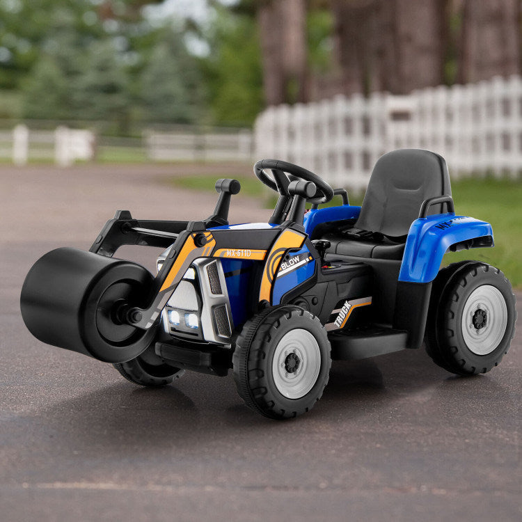 12V Kids Ride on Road Roller with 2.4G Remote ControlDobaDealsexpress.shop12V Kids RideHighlights
Realistic Road Roller for Pretend Play: Designed with an adjustable arm and flexible drum roller, the kids ride on road roller not only brings kids drivin