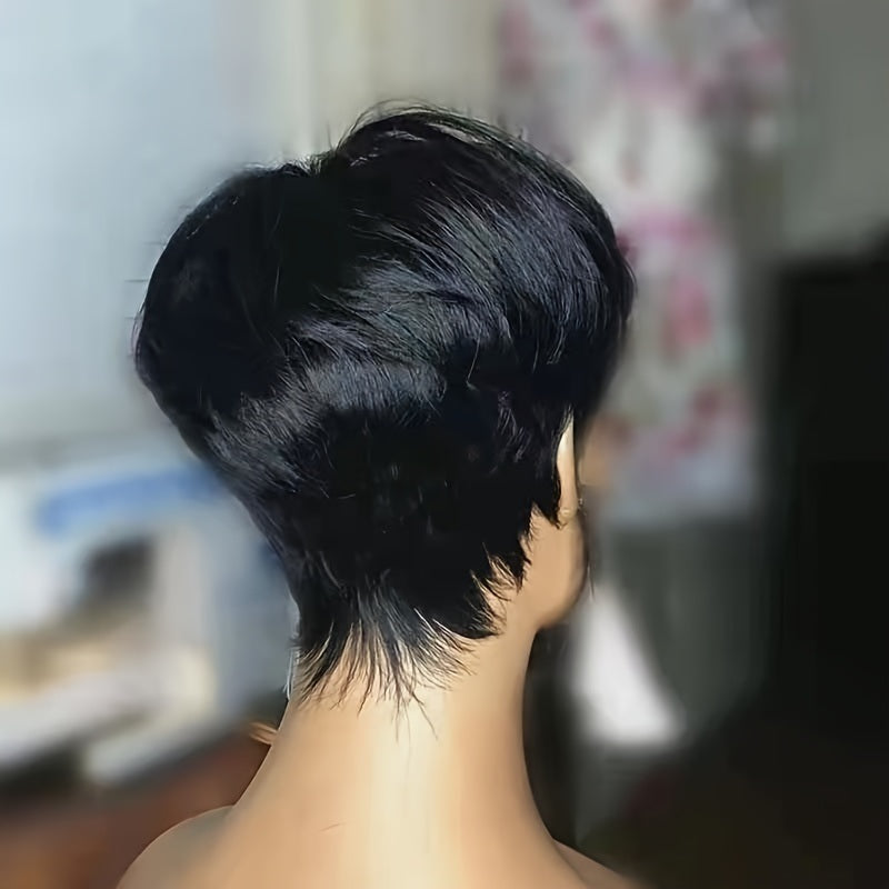 100% Human Hair Short Pixie Cut Wig; Silky Straight Pixie Cut Human HaDobaDealsexpress.shop100% Human Hair Short Pixie Cut Wig; Silky Straight Pixie Cut Human Hair WigsDetails