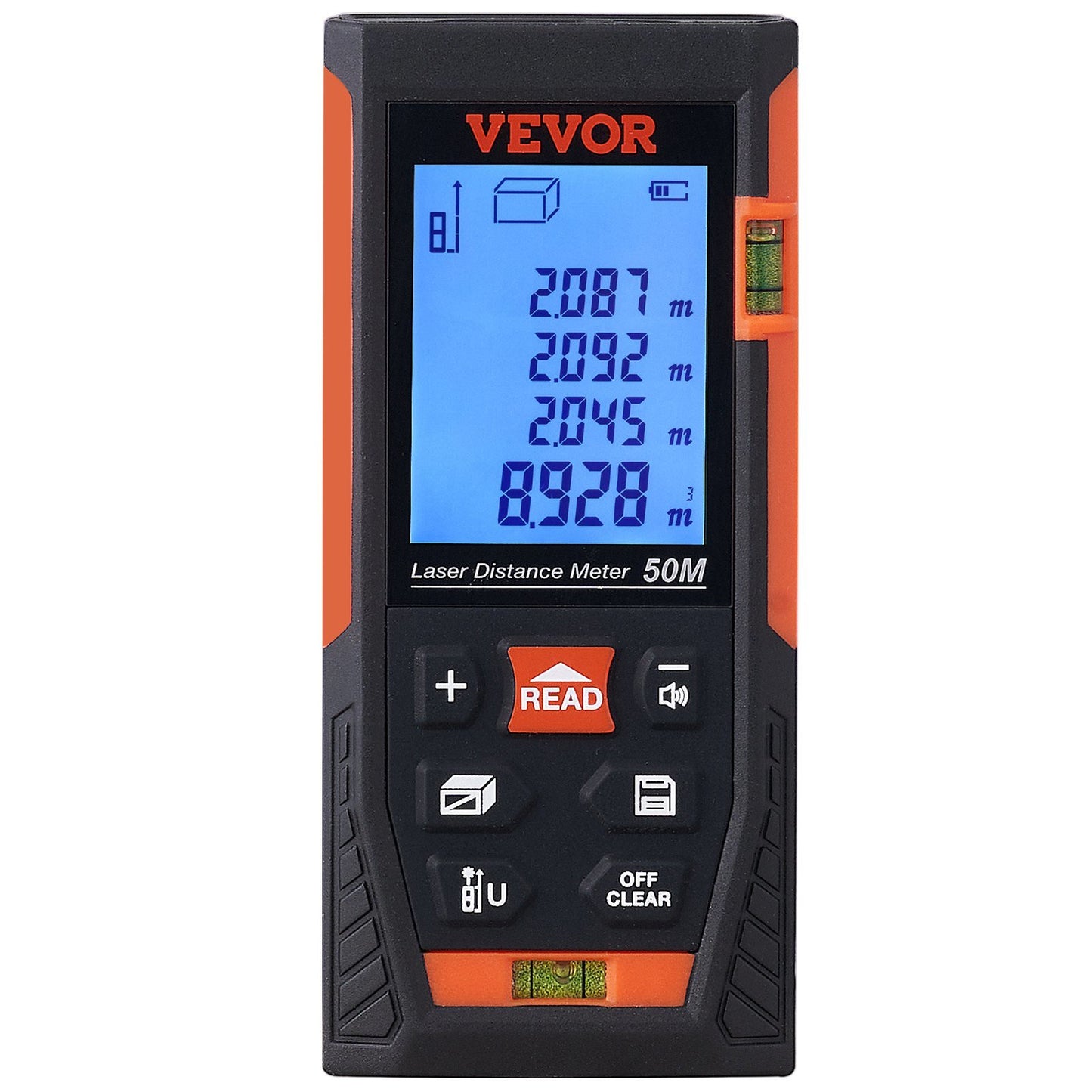 VEVOR Laser Measure, 165 ft, ±1/16'' Accuracy Laser Distance Measure wDobaDealsexpress.shopVEVOR Laser Measure, 165 ft, ±1/16'' Accuracy Laser Distance MeasureSpecification
Brand:VEVOR
Details
VEVOR Laser Measure, 165 ft, ±1/16'' Accuracy Laser Distance Measure with 2 Bubble Levels, ft/m/in/ft+in Unit, 2'' Backlit LCD Scre