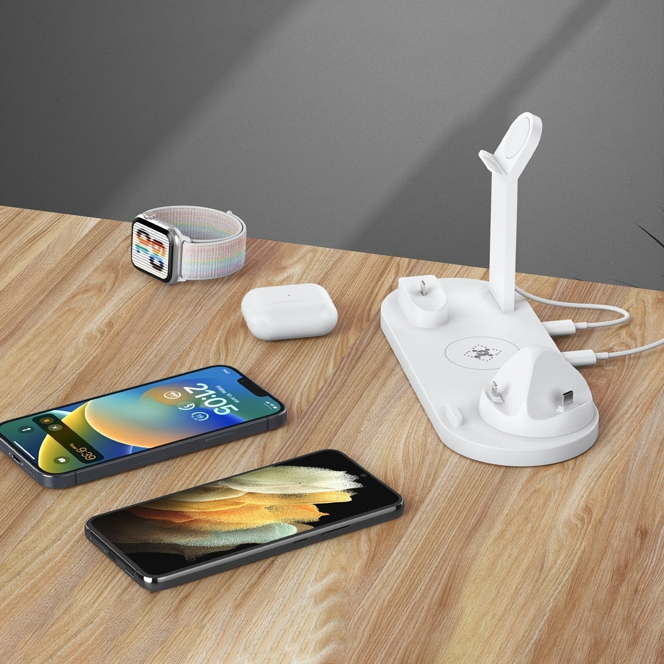 5 In 1multifunctional Wireless Charger For Phone/Watch/AirPods CharginDobaDealsexpress.shop1multifunctional Wireless ChargerDetails
