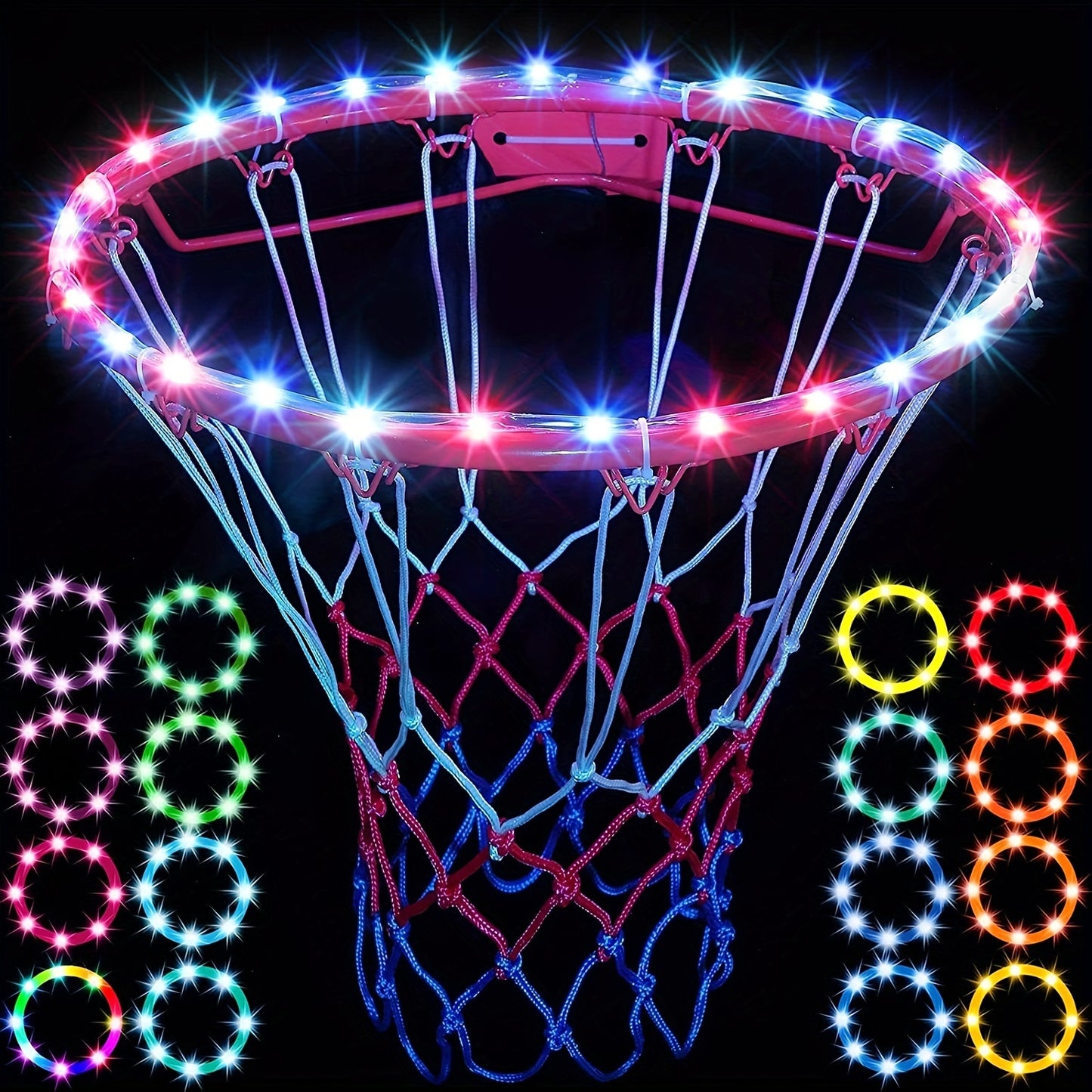 1pc LED Basketball Hoop Light, Remote Control Waterproof Basketball RiDobaDealsexpress.shop1pc LED Basketball Hoop Light, Remote Control Waterproof Basketball Rim LightsDetails