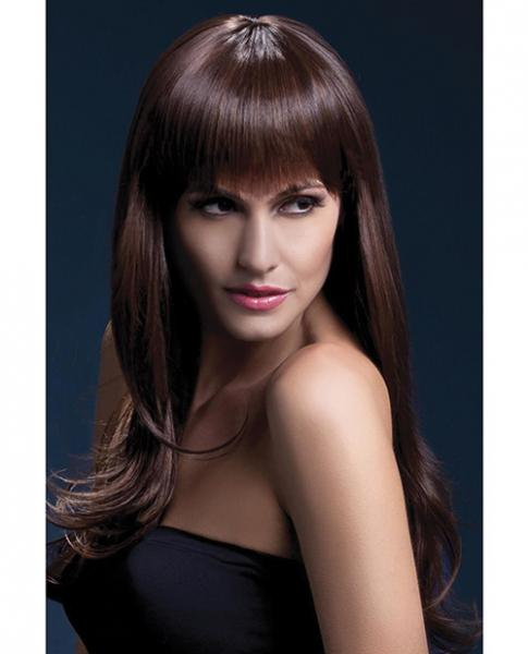 Smiffy The Fever Wig Collection Sienna - BrownDealsexpress.shopDealsexpress.shopFever Wig Collection Sienna - BrownFever Sienna Wig, Brown, Long Feathered with Fringe, 66cm / 26in.Specifications:- Brand : Fever- UPC : 5020570425510