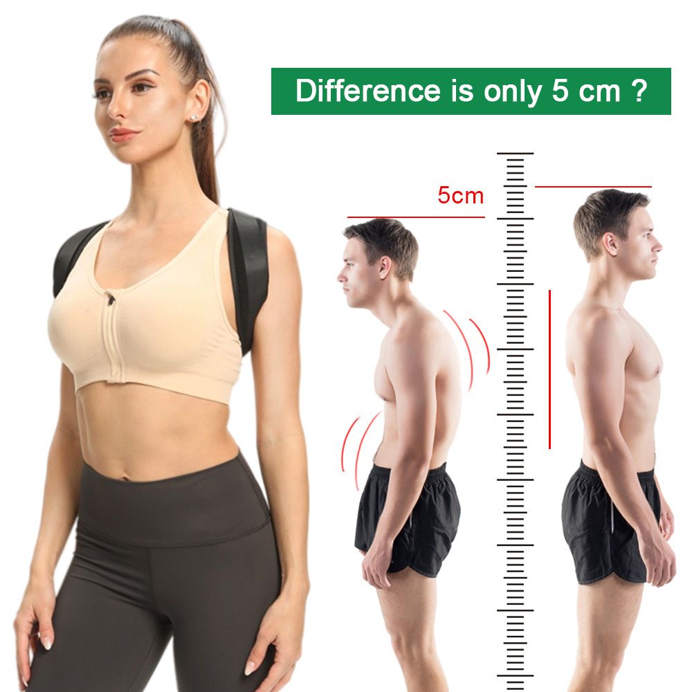 Adjustable Back Shoulder Posture Corrector Belt Clavicle Spine Support Reshape