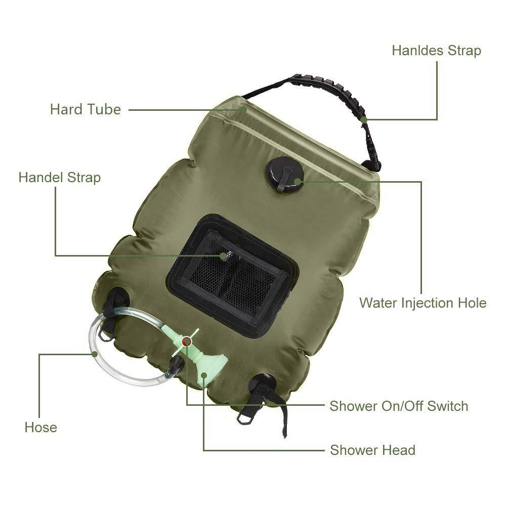 Outdoor Solar Thermal Shower Bag Portable Shower Bag 20L Camping ShoweDobaDealsexpress.shopOutdoor Solar Thermal Shower Bag Portable Shower Bag 20L Camping Shower Water BagDetails
Name: Solar shower water bag
Material: environmental protection PVC
Capacity:20L
Weight:432g
Single package size:35.0 cm * 15.0 cm * 8.0 cm
