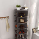 new 360 gray rotating shoe cabinet with 7 layers can accommodate up toDobaDealsexpress.shop360 gray rotating shoe cabinetSpecification
Main Color:Gray
Main Material:Particle Board+MDF
Details
Product Features:
The circular design does not occupy too much family space
The rotatable desi