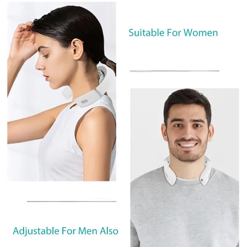 Pain ReliefCervical Massager Portable Mini Neck Shoulder Massager Deep Massage Neck Warm Pressing Neck Pressing Care Neck