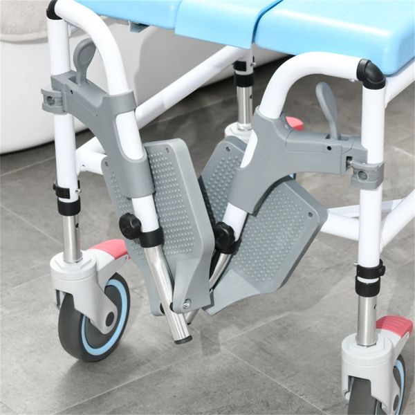 Bathroom Wheelchair, Commode Wheelchair, Rolling Shower Wheelchair