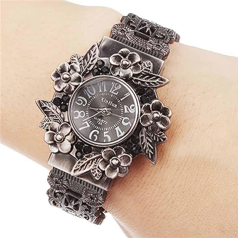Vintage Ladies Bracelet Watch Pattern 3D Engraved Skeleton Quartz WatcDobaDealsexpress.shopVintage Ladies Bracelet Watch Pattern 3D Engraved Skeleton Quartz Watch Fancy Women Watches Jewelry SophisticatedDetails