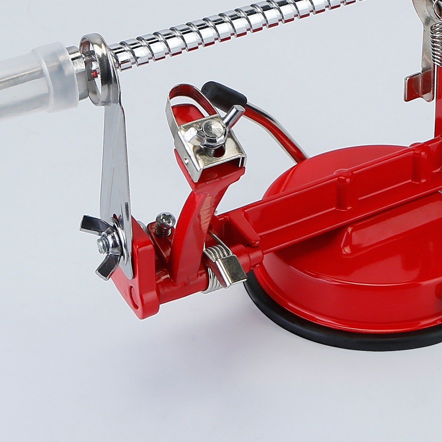 3In 1 Apple Peeler Manual Rotation Potato Fruit Core Slicer Kitchen HaDobaDealsexpress.shop3In 1 Apple Peeler Manual Rotation Potato Fruit Core Slicer Kitchen Hand Cracking CorerDetails
*Features*:
*Premium Material*:Made of premium zinc alloy and stainless steel blade; it is durable and anti-rust. It can last for a long time.*3 In 1 Functio