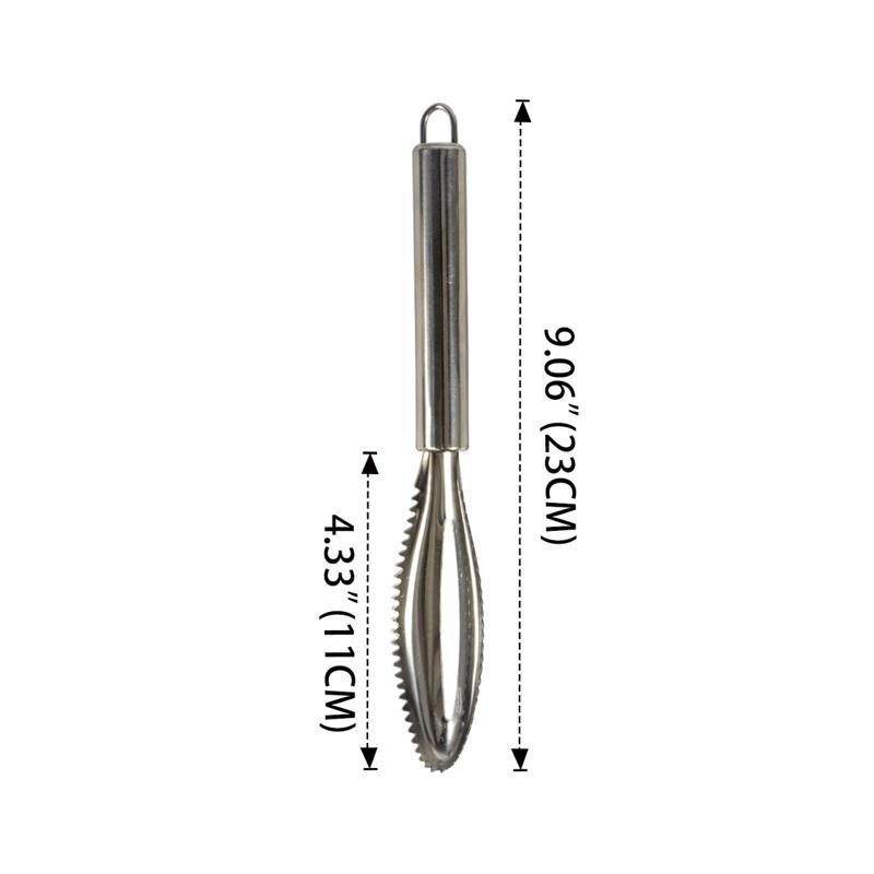 Fish Scaler Tool, Stainless Steel Fish Scaler Remover Fish Scraper ScaDobaDealsexpress.shopFish Scaler Tool, Stainless Steel Fish Scaler Remover Fish Scraper ScalerSpecification
Feature:With Handle, Durable, Reusable
Material:Stainless Steel
Details
This Fish Scaler Tool is a must-have for seafood lovers who enjoy cooking fresh