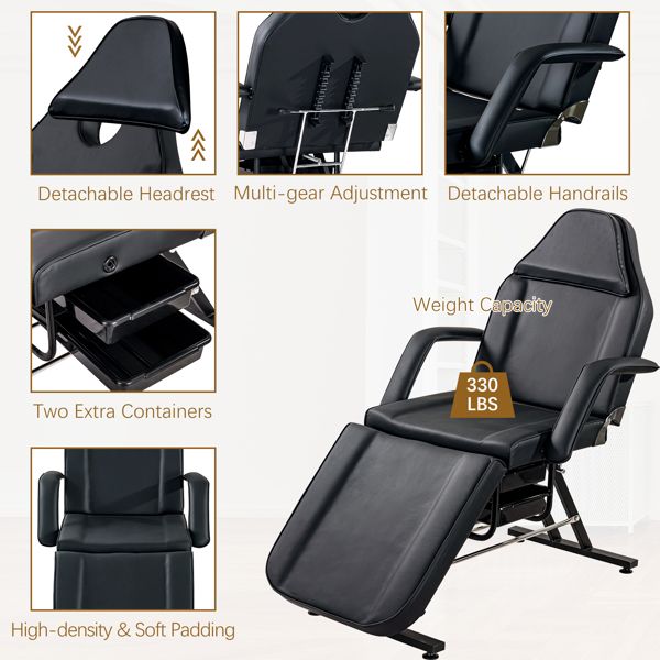 Trays Esthetician Bed