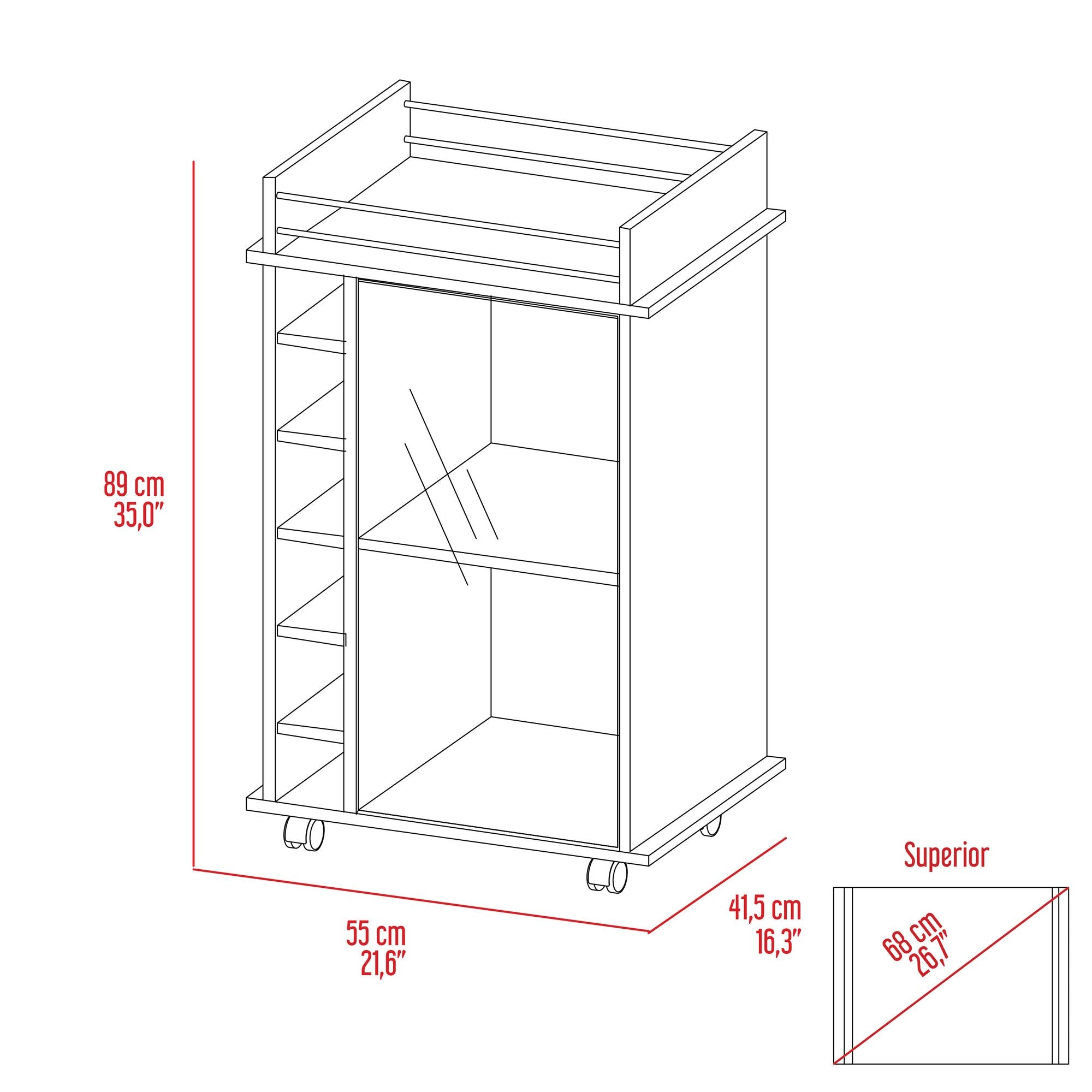 Vegas Bar Cart, Two Tier Cabinet With Glass Door, Six Cubbies For LiquDobaDealsexpress.shopVegas Bar Cart,Specification
Cabinets Type:Mobile Carts
Cabinets Storage Quantity:1-2 Spaces
Main Color:Gray
Wood Tone:Gray
Use Case:Primary Living Space
Cabinets Features:Open Sto