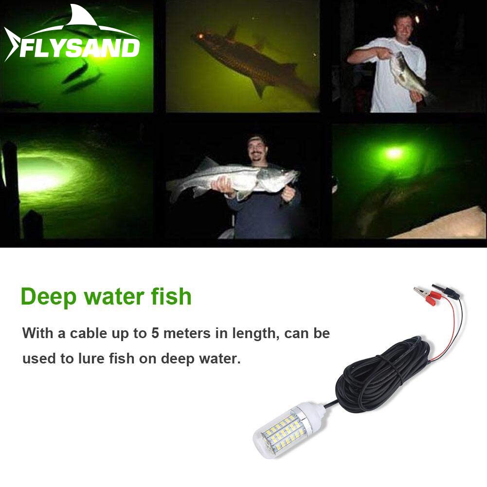 Ultra Bright Underwater Fishing LightDealsexpress.shopDealsexpress.shopUltra Bright Underwater Fishing LightTop Waterproof:Completely IP68 waterproof (5m underwater), and top corrosion resistant. Compressive strength in the water ensures FlySand's long-term excellent perfo