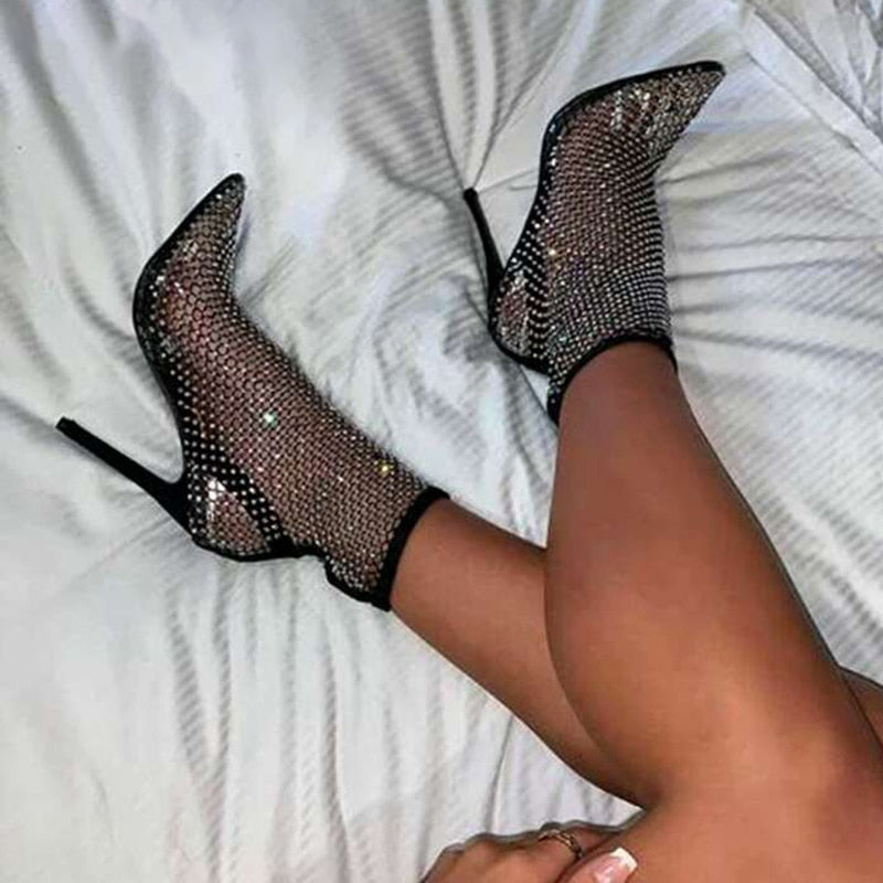 Crystal Mesh Pointed StilettosDealsexpress.shopDealsexpress.shopCrystal Mesh Pointed StilettosShoe Size:Order Size European 34 = Feet length 22cmOrder Size European 35 = Feet length 22.5cm Order Size European 36 = Feet length 23cm Order Size European 37 = Fee