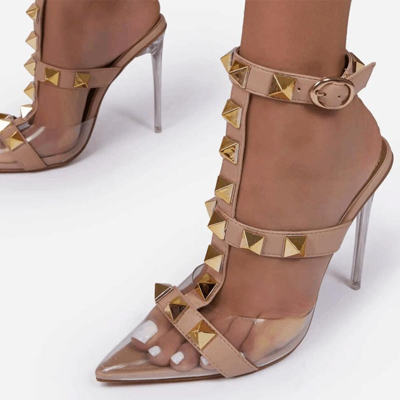 Women's High Heels RivetDealsexpress.shopDealsexpress.shopHigh Heels RivetSpecifications:
Heel Type: Thin Heels
Upper Material: PVC
Toe Shape: Pointed Toe
Heel Height: Super High (8cm-up)
Fashion Element: Rivet
Insole Material: PU
Lining M