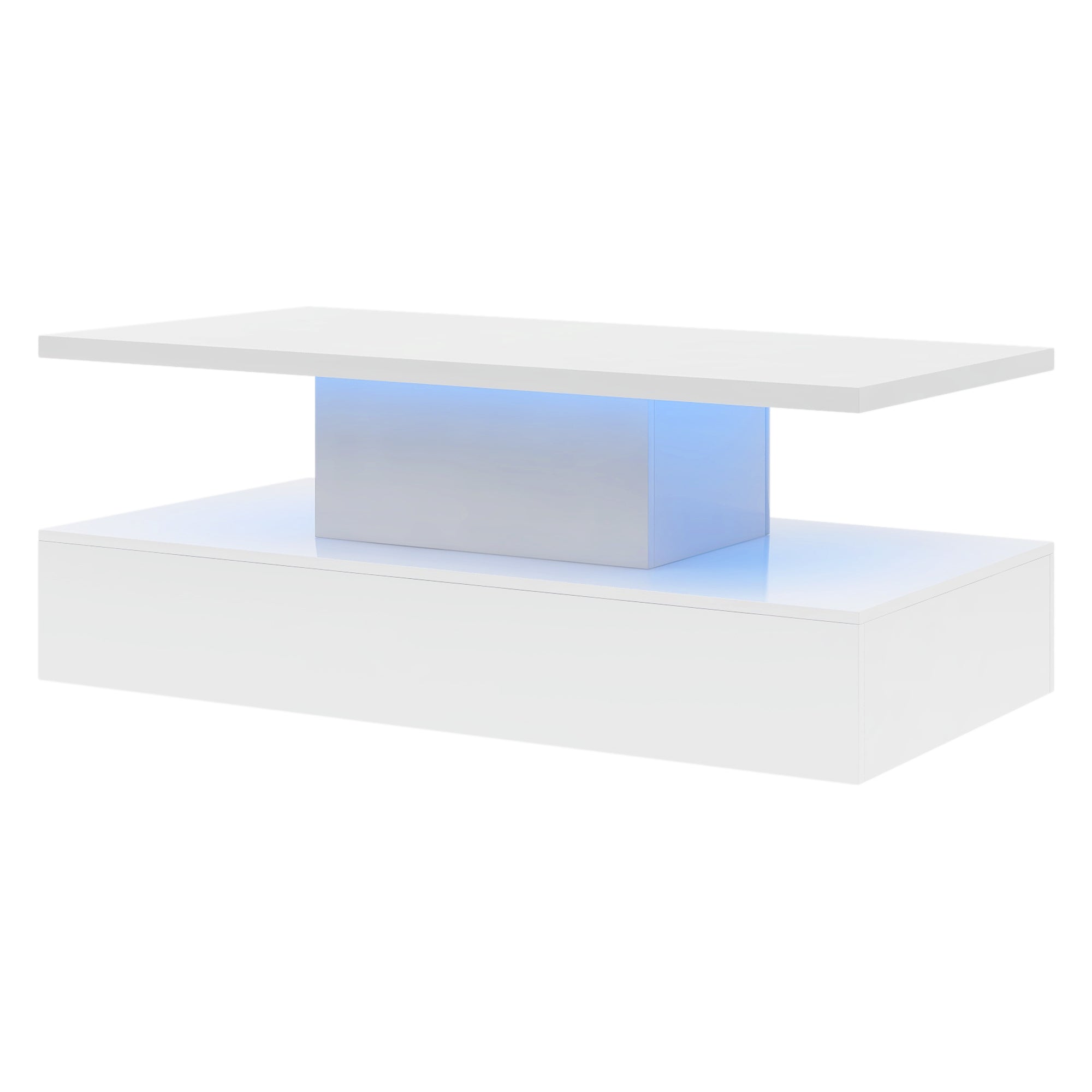 ON-TREND Coffee Table Cocktail Table Modern Industrial Design with LEDTablesMixShopDealsexpress.shop-TREND Coffee Table Cocktail Table Modern Industrial DesignON-TREND Coffee Table Cocktail Table Modern Industrial Design with LED lighting for Living room, 16 colors with a remote control, WhitePlease tear off the plastic fi