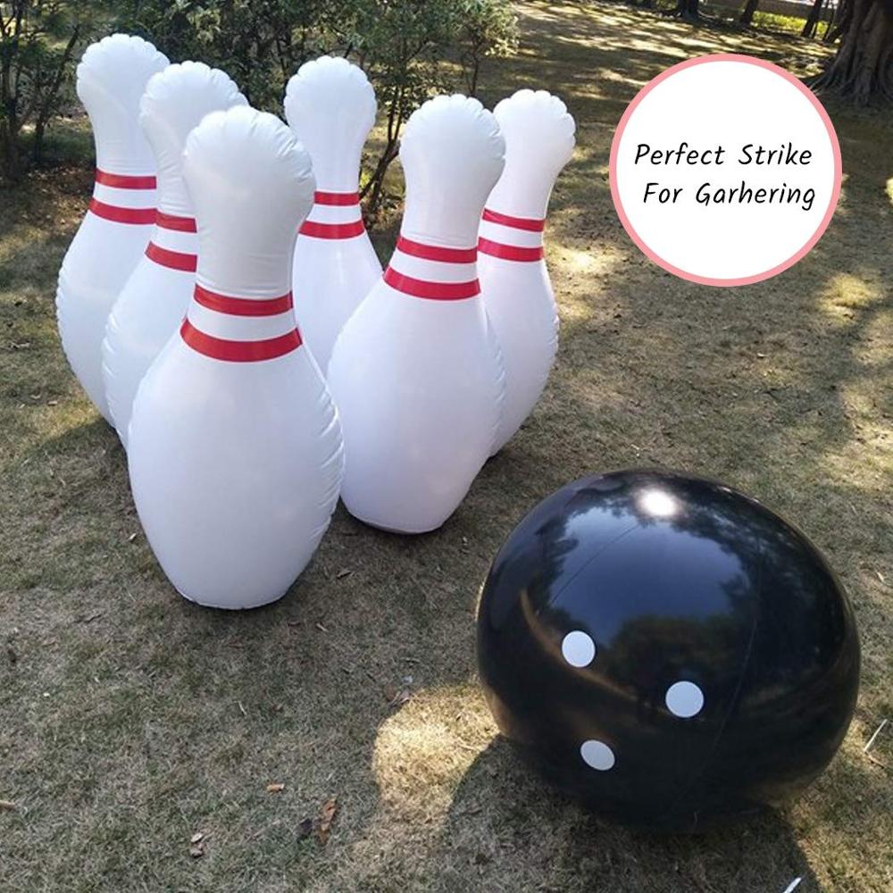 Giant Inflatable Bowling Set for KidsDealsexpress.shopDealsexpress.shopGiant Inflatable Bowling SetSize: 60cm
Material: PVC
Type: Kids Bowling Set for Kids
Feature 1: One Big Ball and 6 Giant Inflatable Bowling Pins
Feature 2: Jumbo Bowling Set Game