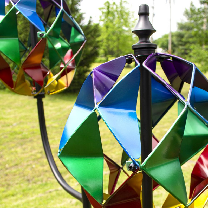 Double Lantern Wind SpinnerDealsexpress.shopDealsexpress.shopDouble Lantern Wind SpinnerAdd color and whimsy to your lawn or garden with this unique lantern design colorful wind spinner. The staggered height and decorative finials emote a traditional ou