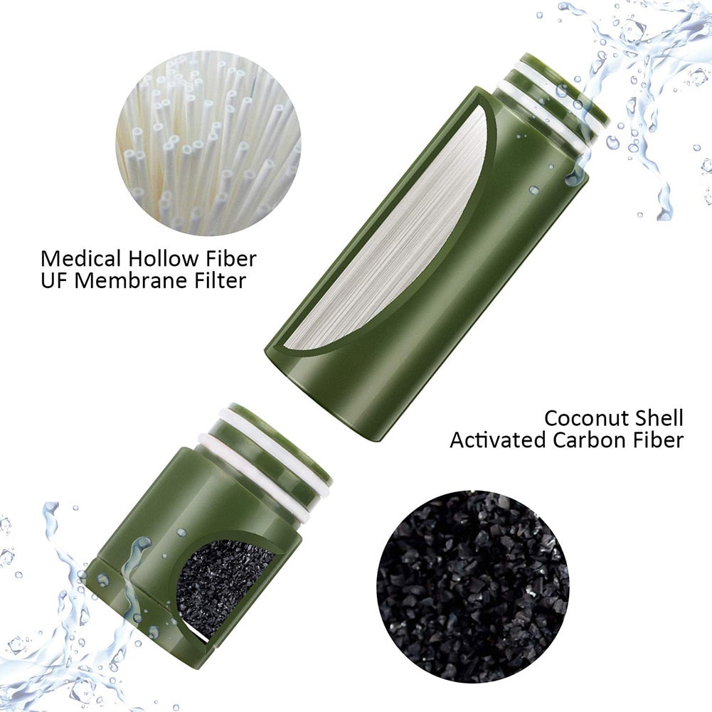 Portable Water PurifierDealsexpress.shopDealsexpress.shopPortable Water PurifierFeatures:1. Four levels of physical filtration for safe outdoor drinking2. Selected ABS material, durable, high-temperature resistance, more practical, and not easy 
