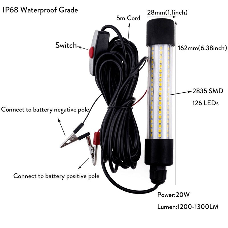 LED Submersible Fishing CordDealsexpress.shopDealsexpress.shopLED Submersible Fishing CordLED Submersible Fishing Cord attracts prawns, squid, and fish to your favorite spot via its super bright led fishing lights. It is self-illuminated and krill and phy