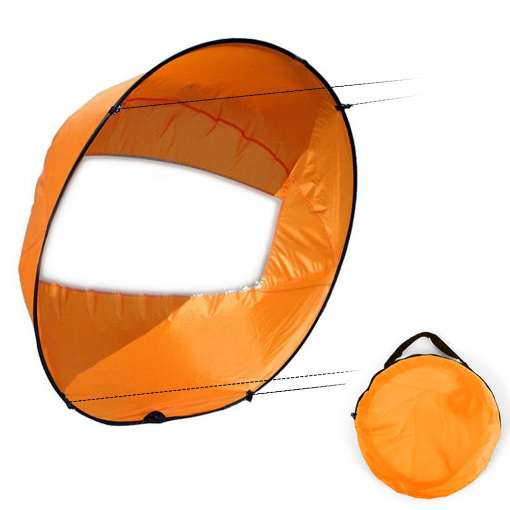 Clear window wind Sail Kayak rowing paddles SurfboardDealsexpress.shopDealsexpress.shopClear window wind Sail Kayak rowing paddles SurfboardThis is a compact sail used for canoes and kayaks. It can be set up easily and folded quickly. It helps to catch the wind and increase the power. A great tool to tak