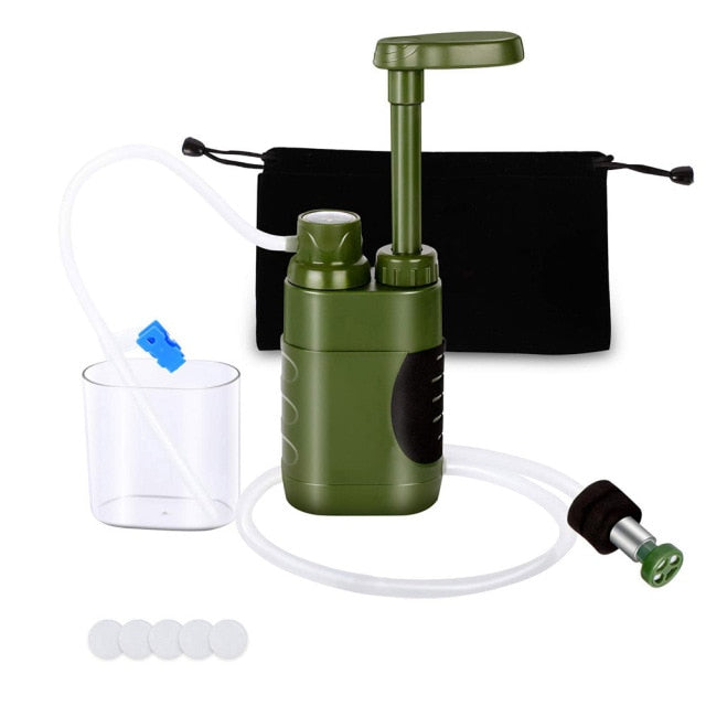 Portable Water PurifierDealsexpress.shopDealsexpress.shopPortable Water PurifierFeatures:1. Four levels of physical filtration for safe outdoor drinking2. Selected ABS material, durable, high-temperature resistance, more practical, and not easy 