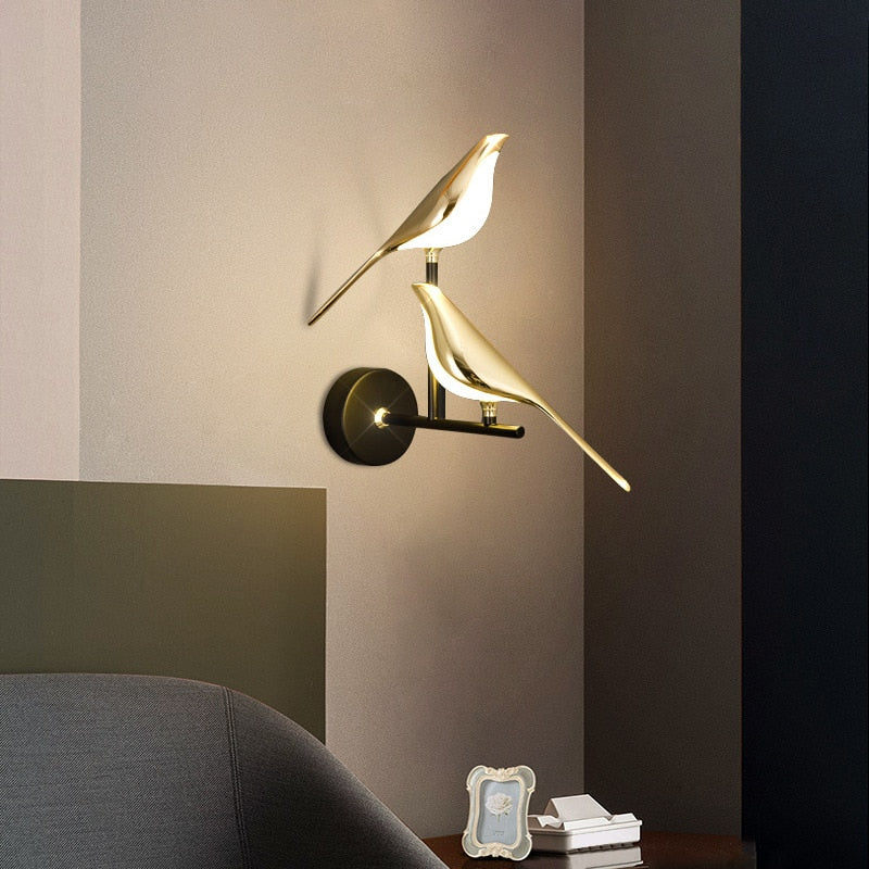 Gold Bird LED Wall LightDealsexpress.shopDealsexpress.shopGold Bird LED Wall LightSpecifications:Light Source: LED BulbsFeatures: Indoor Wall LightsInstallation Type: Wall MountedVoltage: 90-260VBody Material: AluminumNote:Due to the different dis