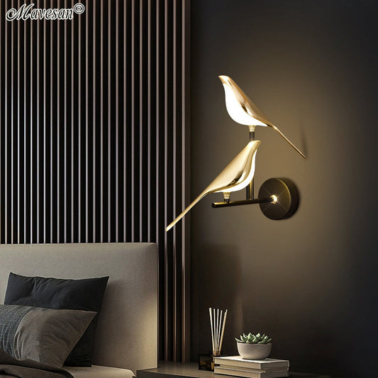 Gold Bird LED Wall LightDealsexpress.shopDealsexpress.shopGold Bird LED Wall LightSpecifications:Light Source: LED BulbsFeatures: Indoor Wall LightsInstallation Type: Wall MountedVoltage: 90-260VBody Material: AluminumNote:Due to the different dis