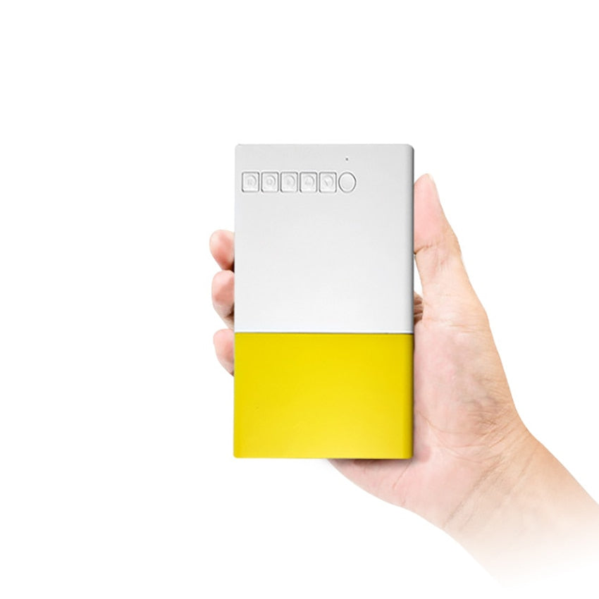 Mini ProjectorDealsexpress.shopDealsexpress.shopMini ProjectorPackage includes:1 piece of mini projectorNote: The product will be upgraded constantly, the appearance and color may be changed, please don't mind. And take a consi