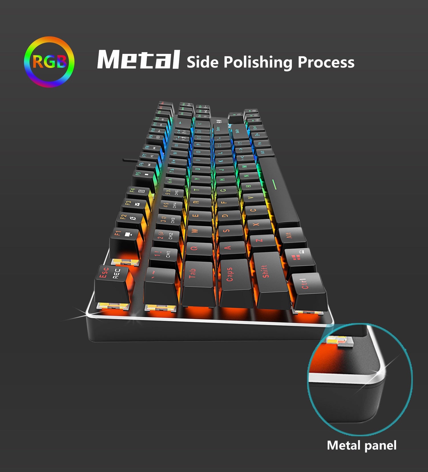 RGB Mix Backlit Wired Gaming Mechanical KeyboardDealsexpress.shopDealsexpress.shopRGB Mix Backlit Wired Gaming Mechanical Keyboard