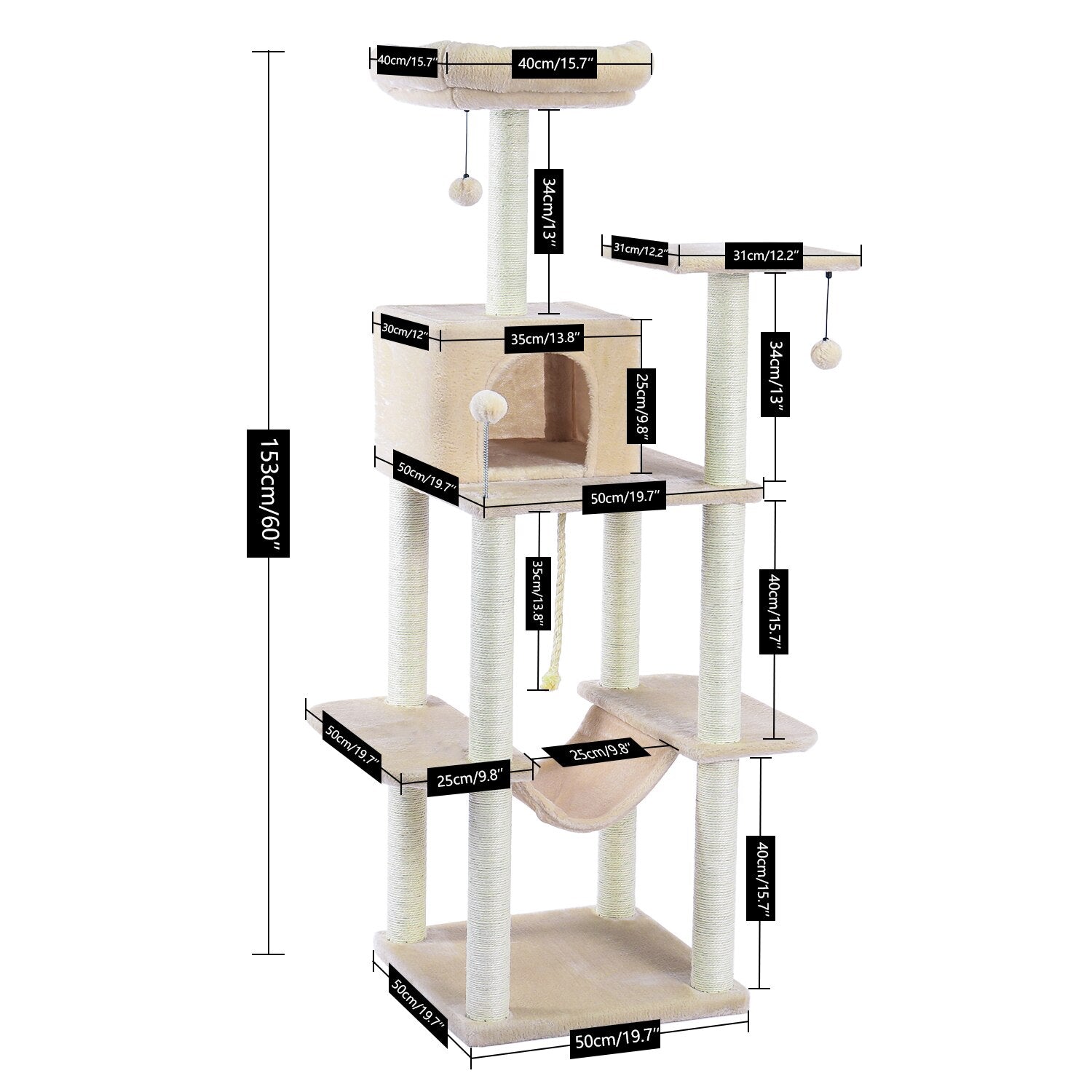 Cat Climbing Toy Scratching PostDealsexpress.shopDealsexpress.shopCat Climbing Toy Scratching Post