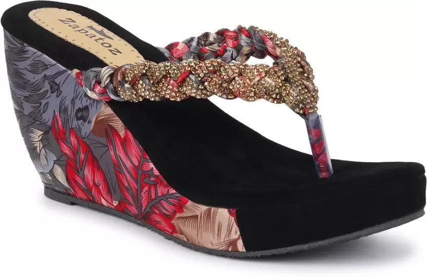 Women Red Wedges SandalDobaDealsexpress.shopWomen Red Wedges SandalSpecification
Brand:Zapatoz
Details
Product Details
Type: Wedges
Type for Heels: Wedges
Closure Slip-On
Color: Black
Tanning Process: Synthetic
Removable Insole: No
