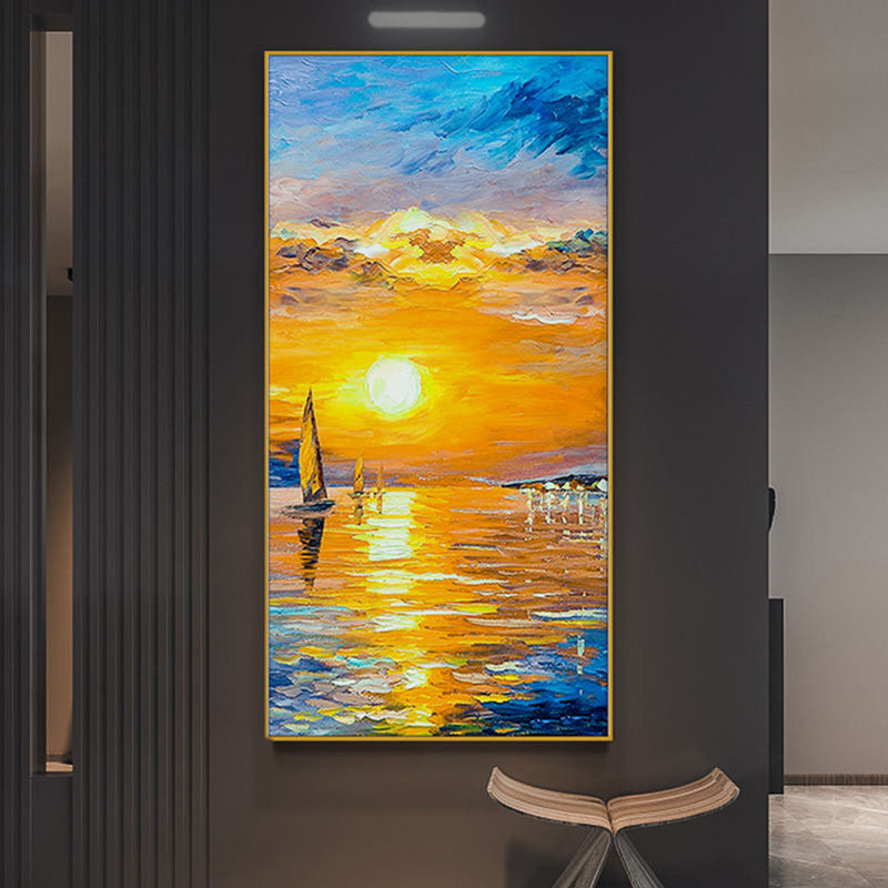 Handmade Oil Painting Modern Oil Painting On Canvas Abstract Oil Painting Hand Painted Large Wall Art For Living Room Hallway Bedroom Luxurious Decorative Painting