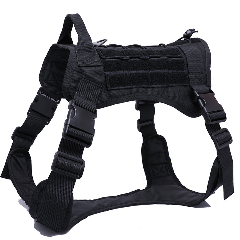 Tactical Dog Harness Pet Training Vest Dog Harness And Leash Set For Large Dogs German Shepherd K9 Padded Quick Release Harness