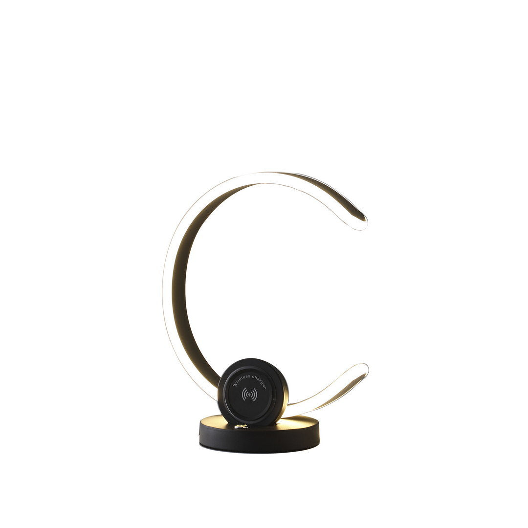 LED Desk Lamp with USB Charging Port& Study Light with ClockDobaDealsexpress.shopUSB Charging Port& Study LightSpecification
Main Color:Black
Main Material:Metal
Details
Product Features:
Finish: Matte Black Metal, Built-In LED Strip Bulb. Bulb: Integrated Built-In 8 Watt LED
