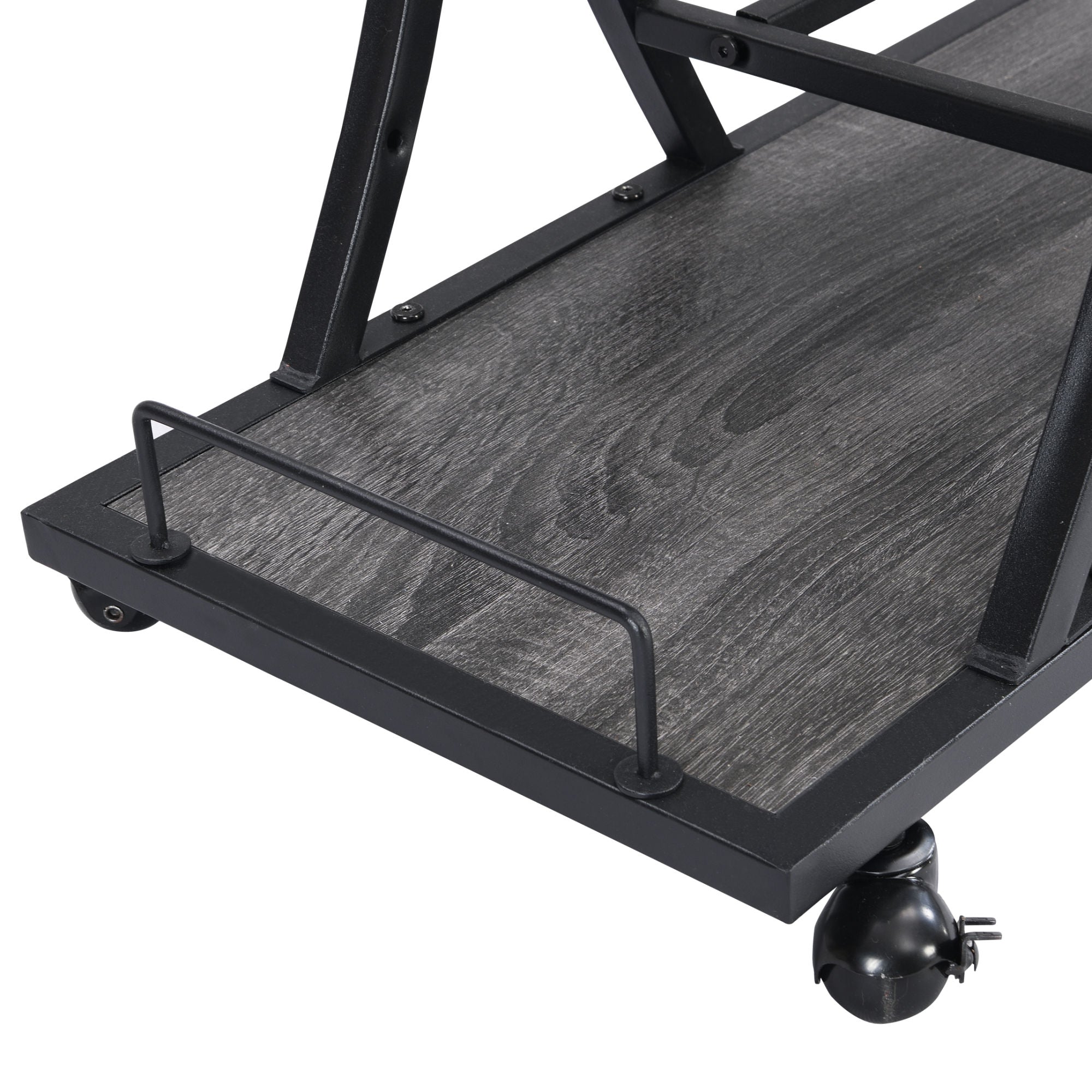 Industrial Bar Cart Kitchen Bar&Serving Cart for Home with Wheels 3 -TDobaDealsexpress.shopIndustrial Bar Cart Kitchen Bar&Serving CartHighlights
1. BOTTLE RACK AND WINE GLASS STORAGE: this bar cart features three levels for storing wine or placing trays,
with 11 bottles and16 wine glass racks.
2. M